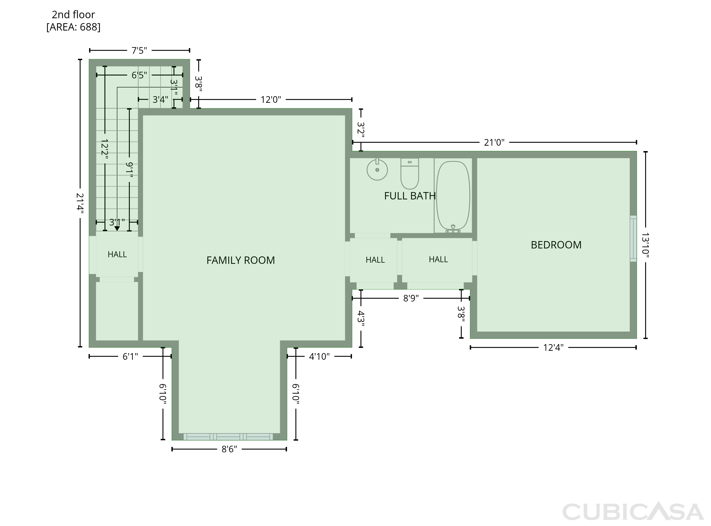 Second Floor of 148 Glenwood Ct, Spring Lake, NC