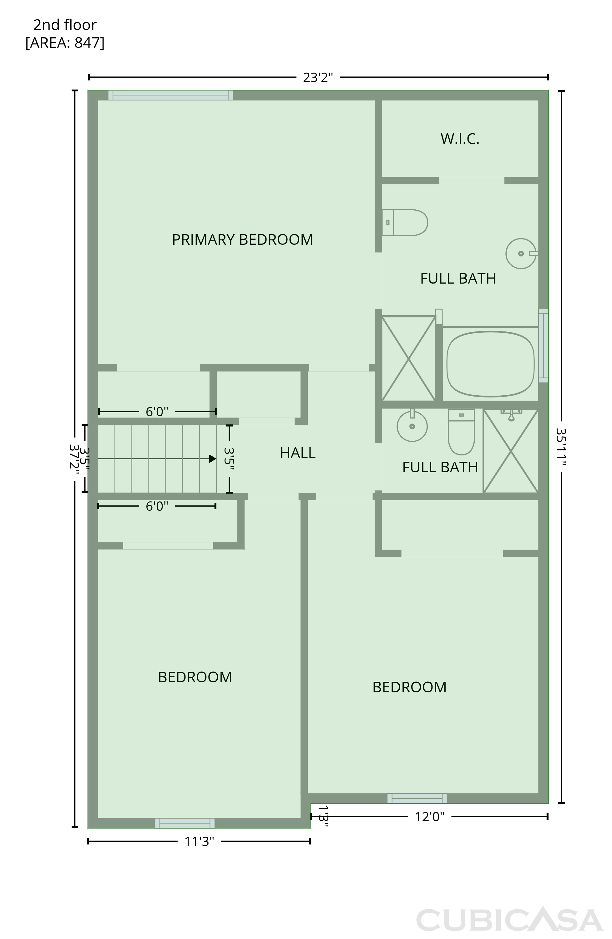 Second Floor of 525 Michael Cir, Monroe, GA