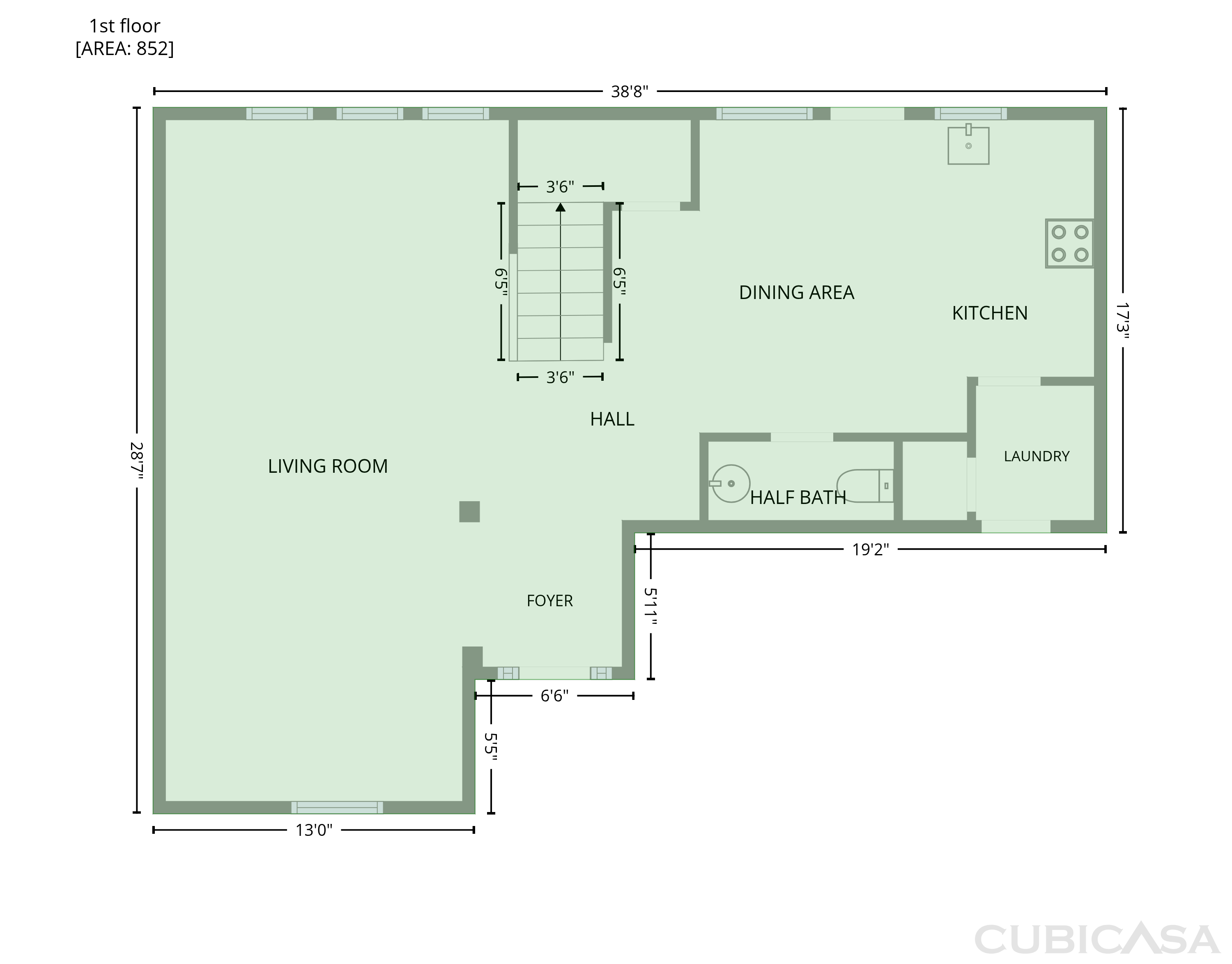 Main Floor of 5002 Misty Ln, Pasadena, TX