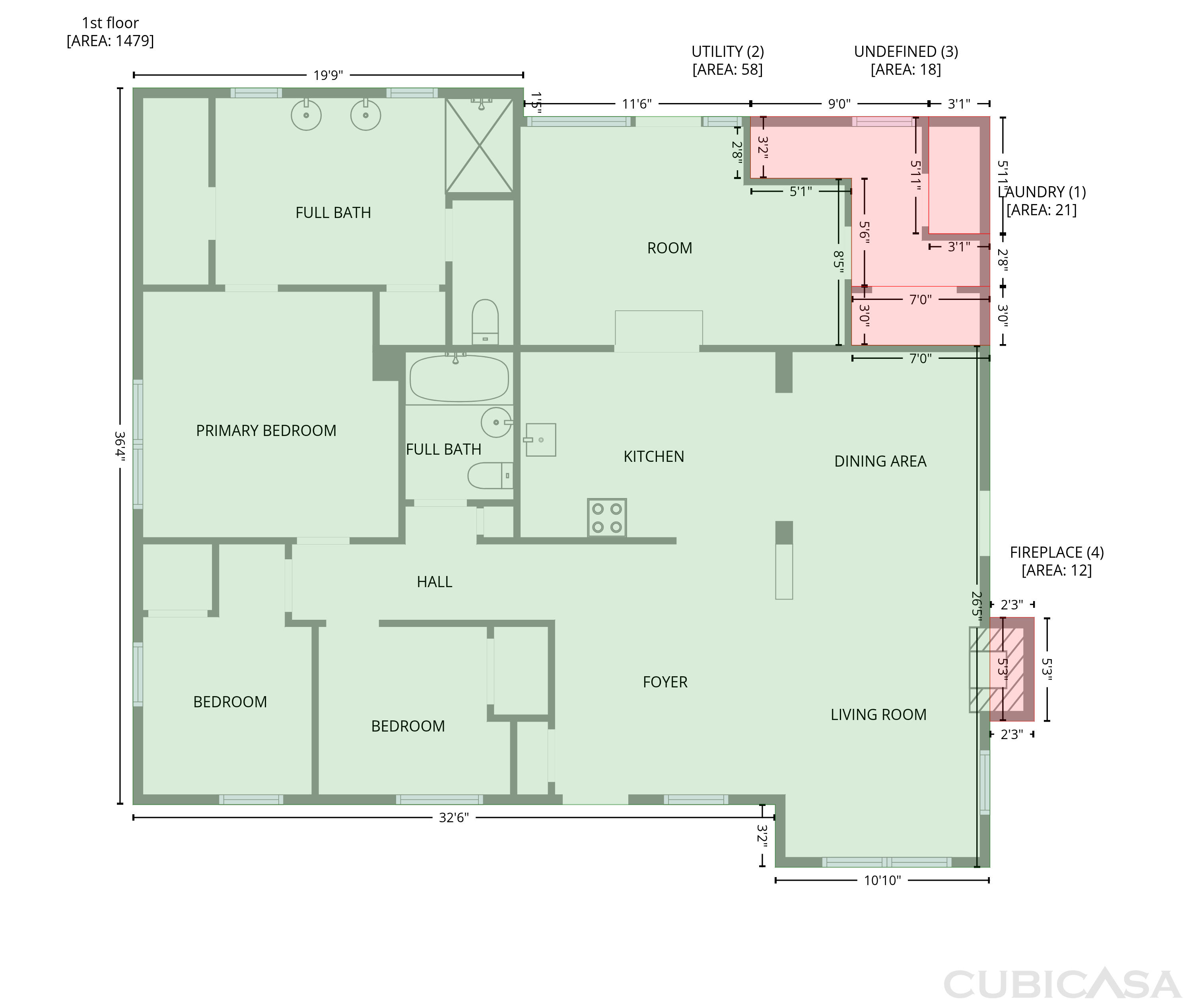 Main Floor of 10806 W Elbow Dr, Tampa, FL