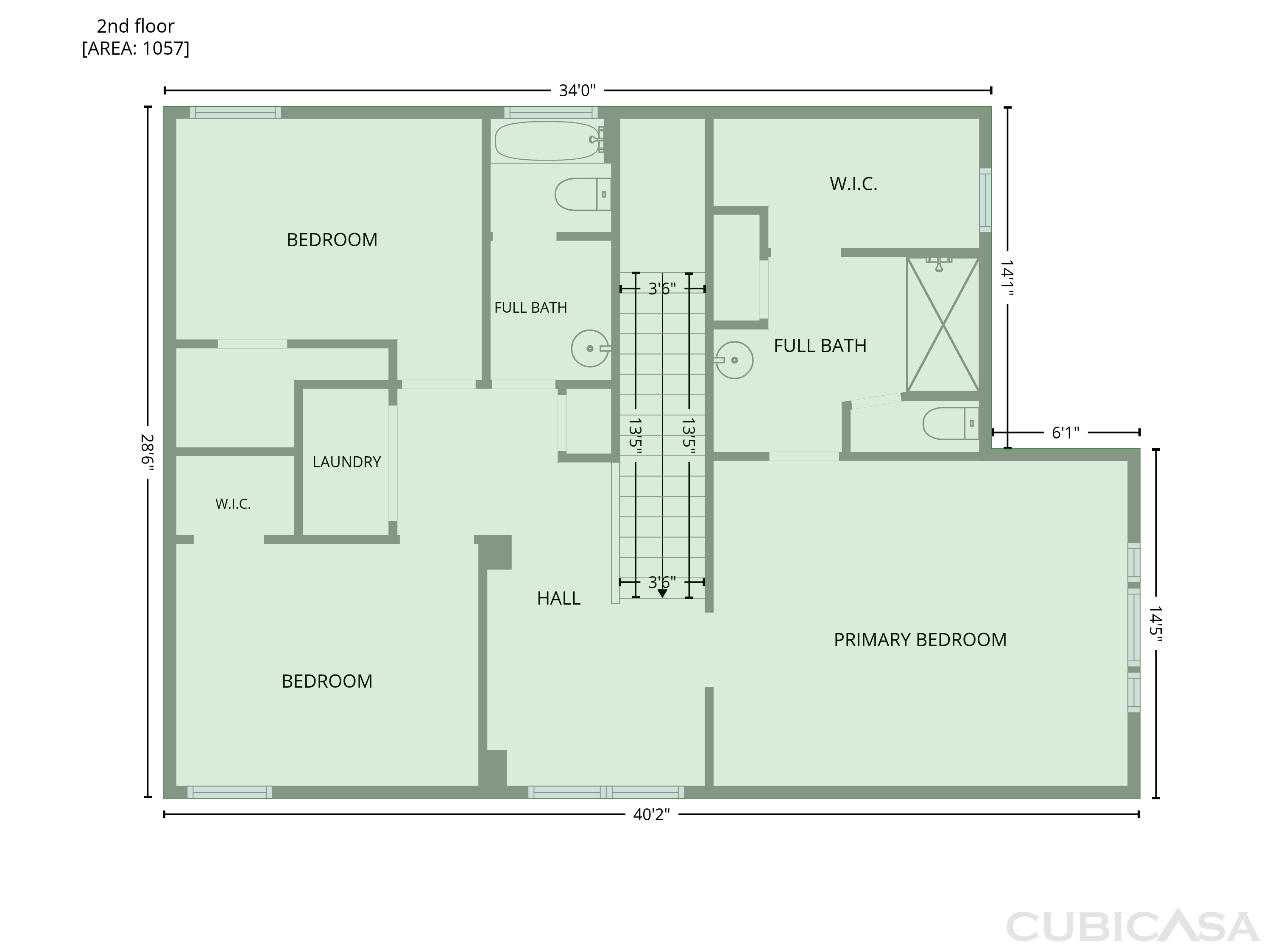 Second Floor of 124 Crescent St, Georgetown, TX