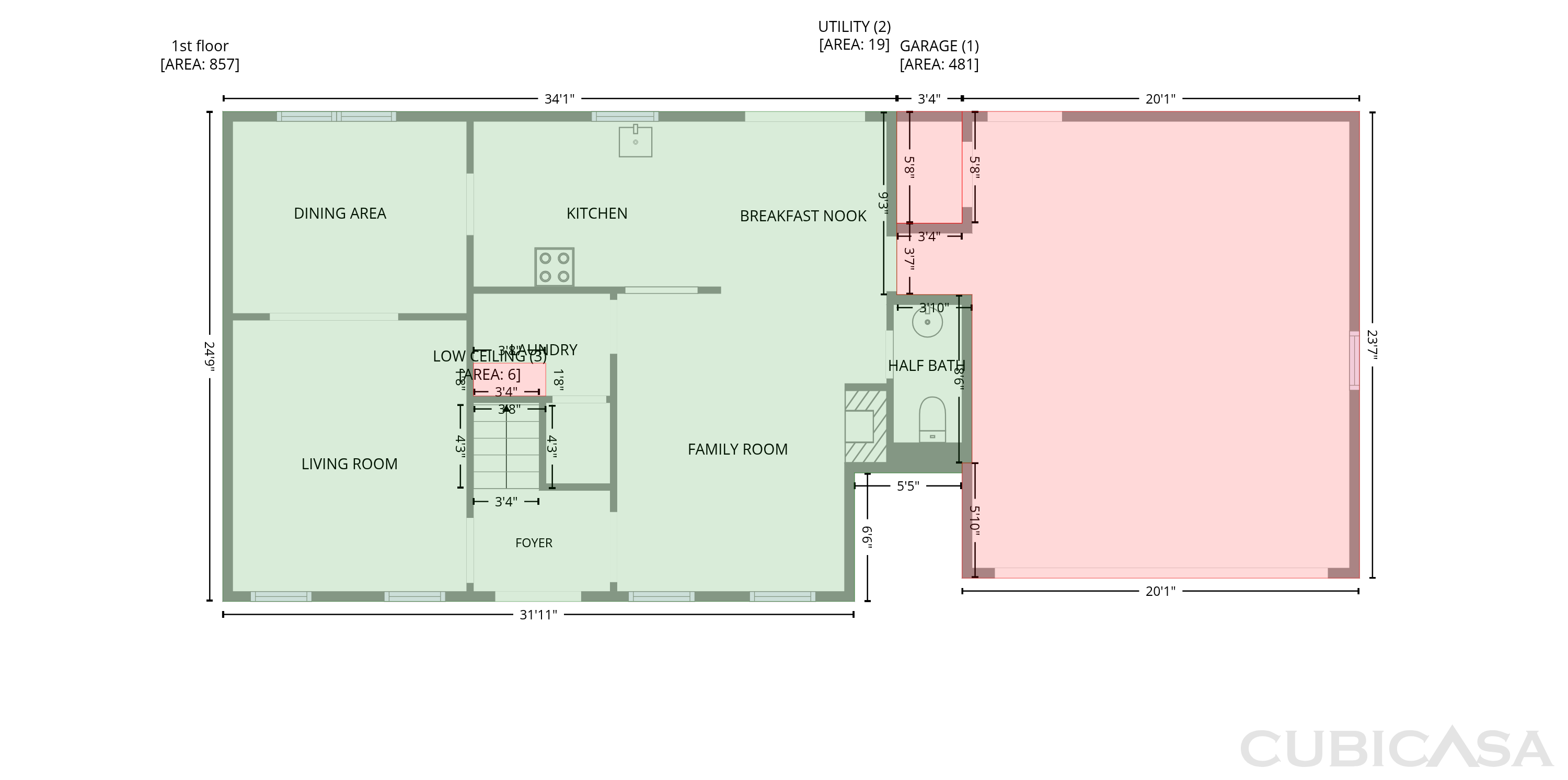 Main Floor of 6735 Carmel Hills Dr, Charlotte, NC