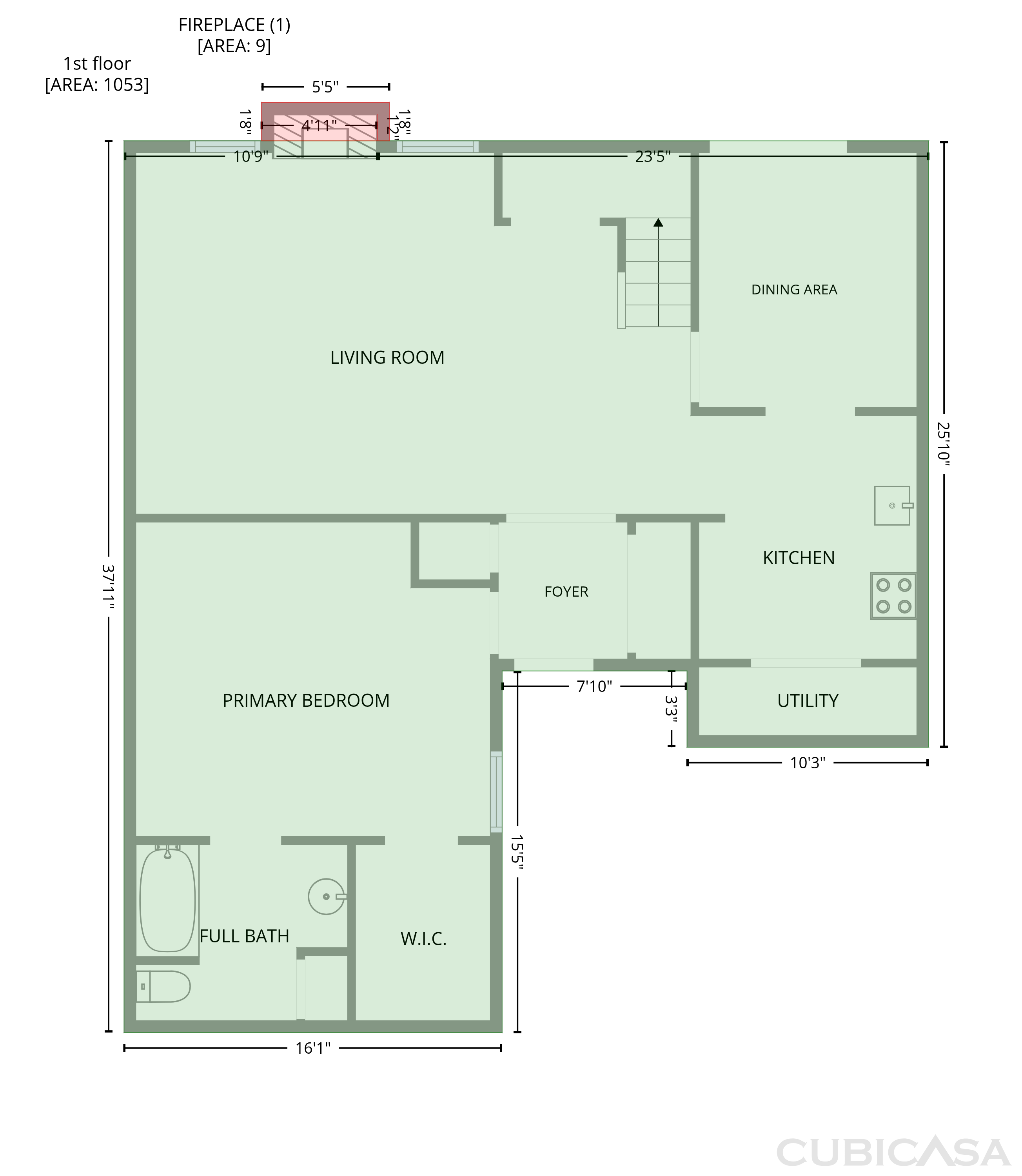 Main Floor of 282 Toweridge Dr SW, Marietta, GA