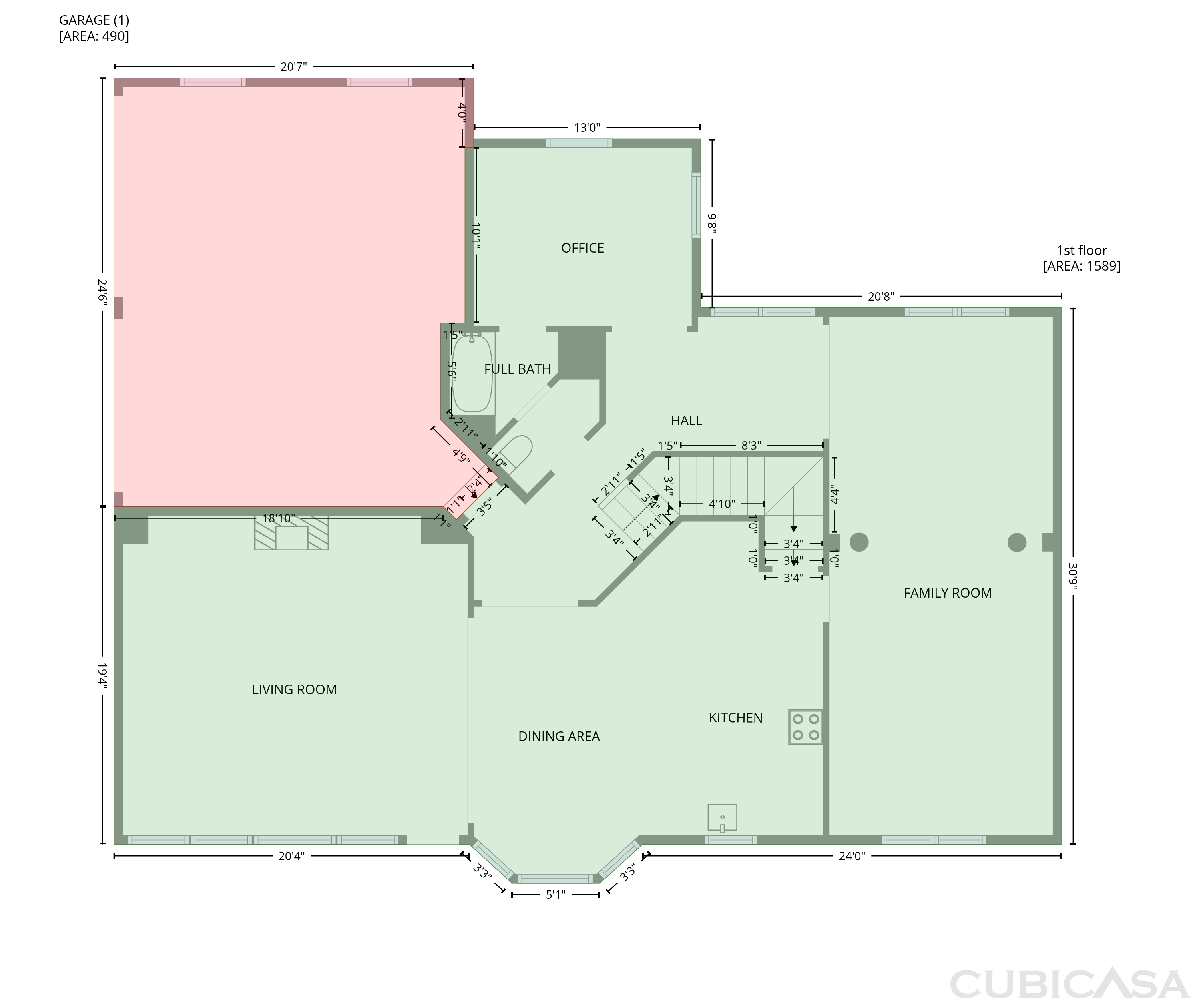 Second Floor of 105 Bellhaven Ave, Fayetteville, GA