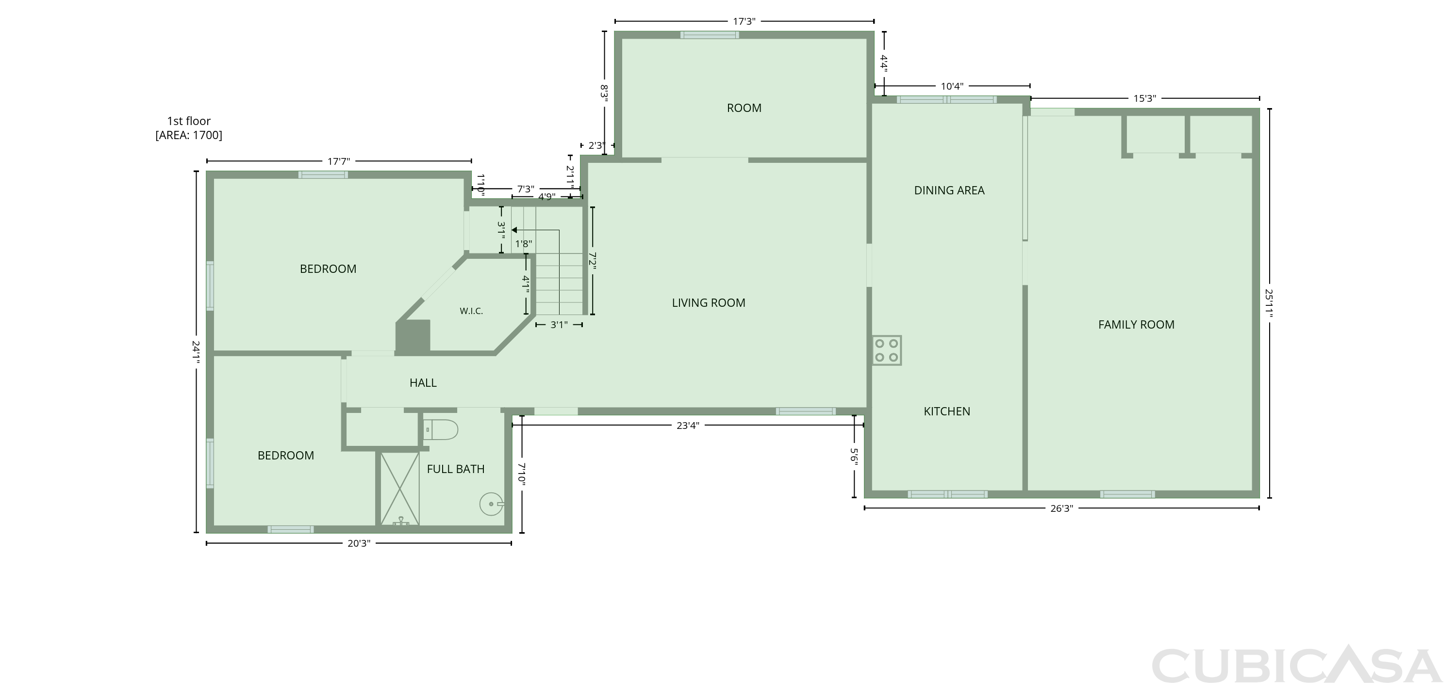 Main Floor of 7405 S Desoto St, Tampa, FL