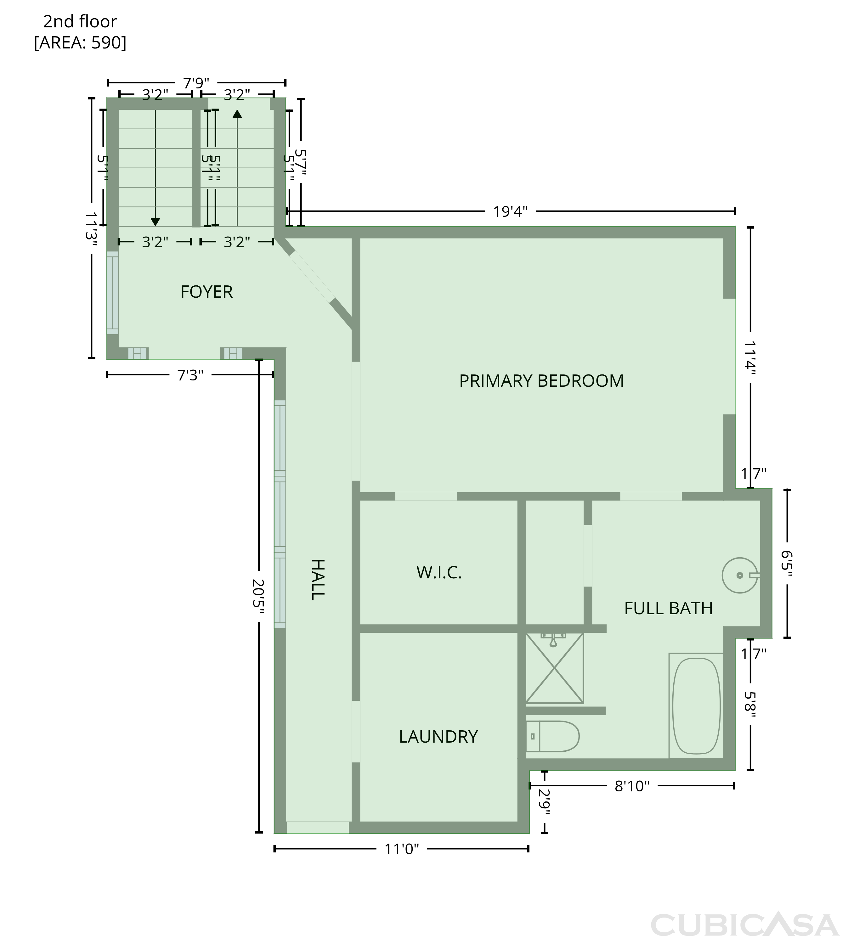 Second Floor of 630 Benson Hurst Dr SW, Mableton, GA