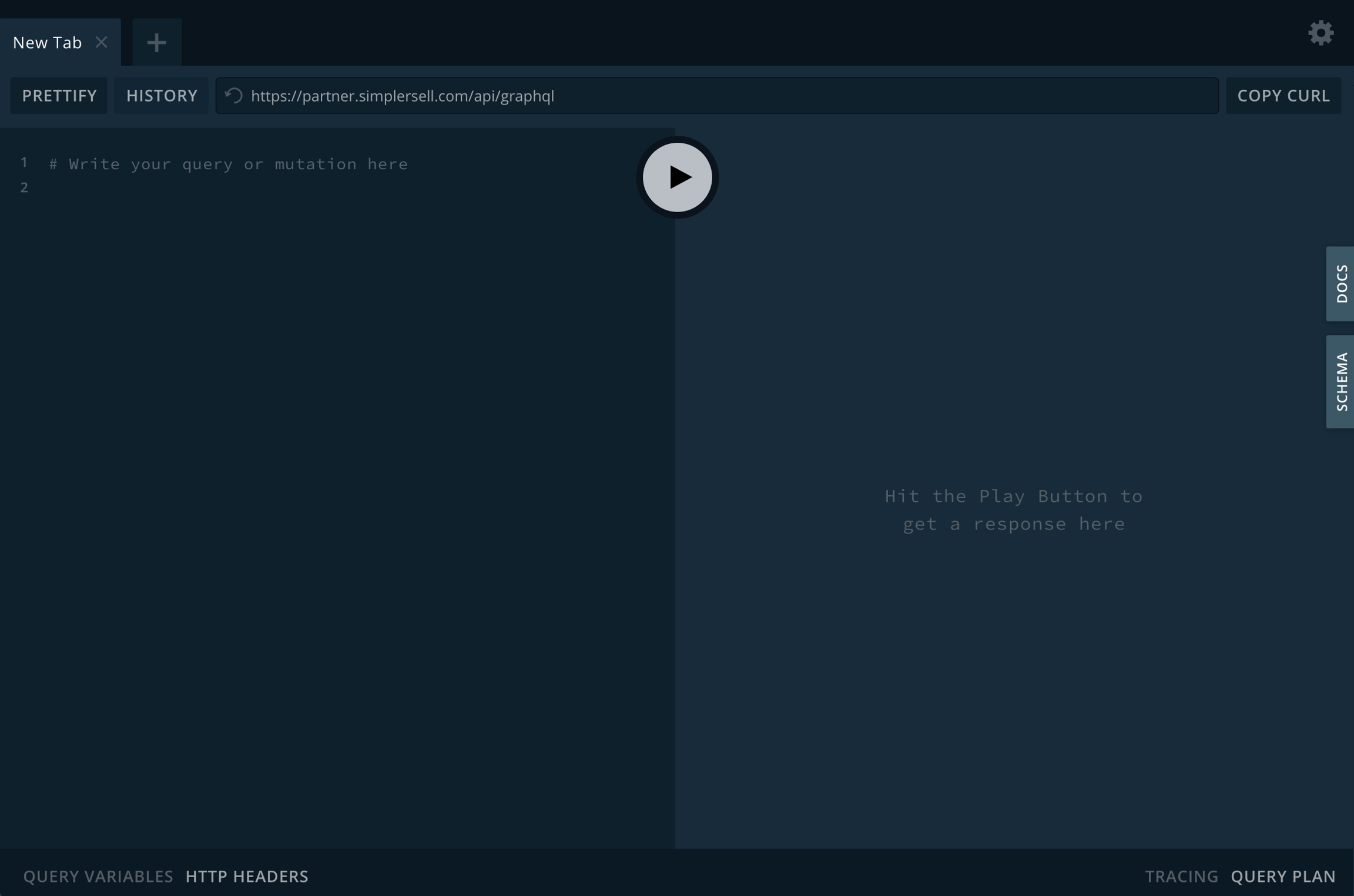 The API playground