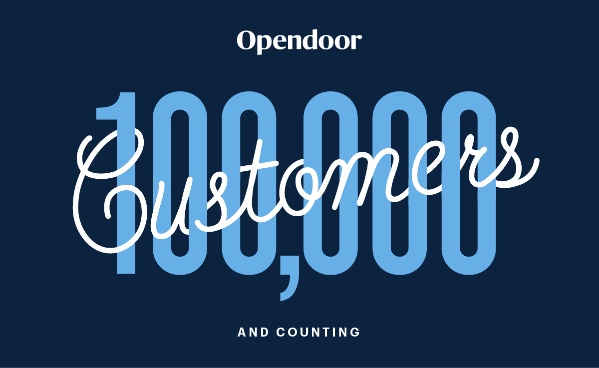 Opendoor reaches 100K customer transactions & launches 6 new markets