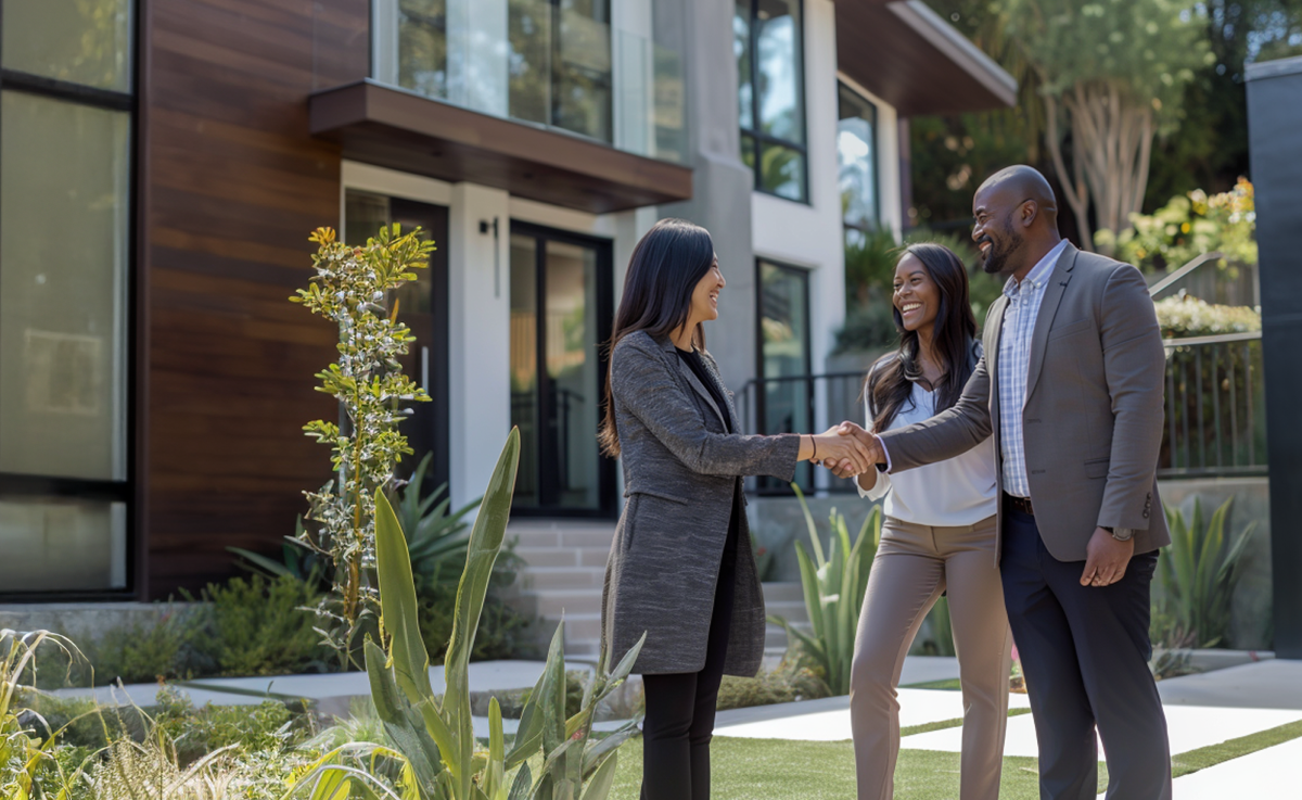 Texoma home buyers shaking hands after an accepted offer — avoiding mistakes that delay closing
