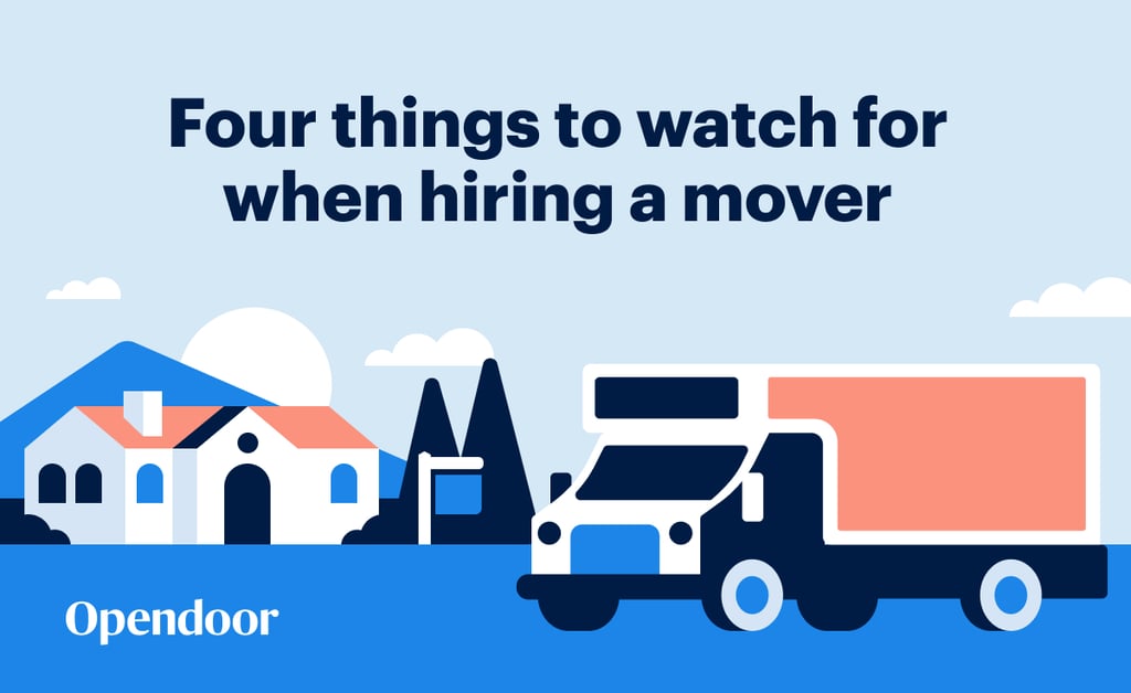 Four things to watch for when hiring a mover