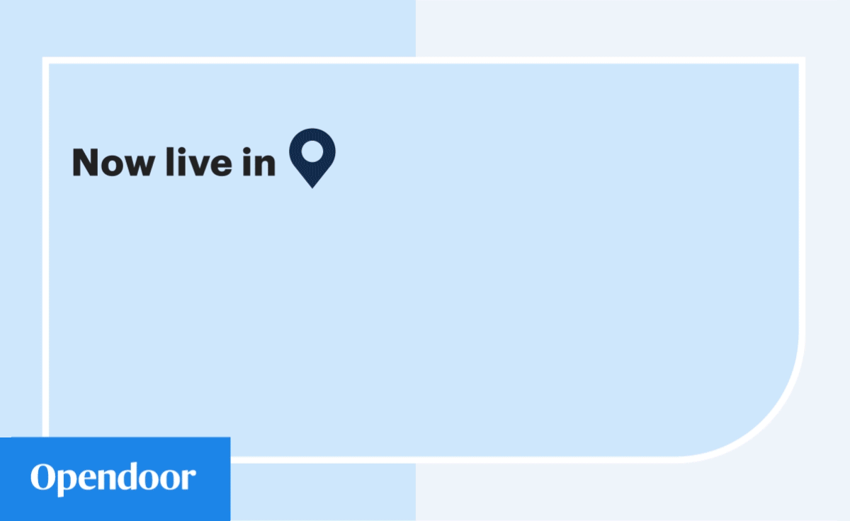 Opendoor is now live In New Jersey & New York