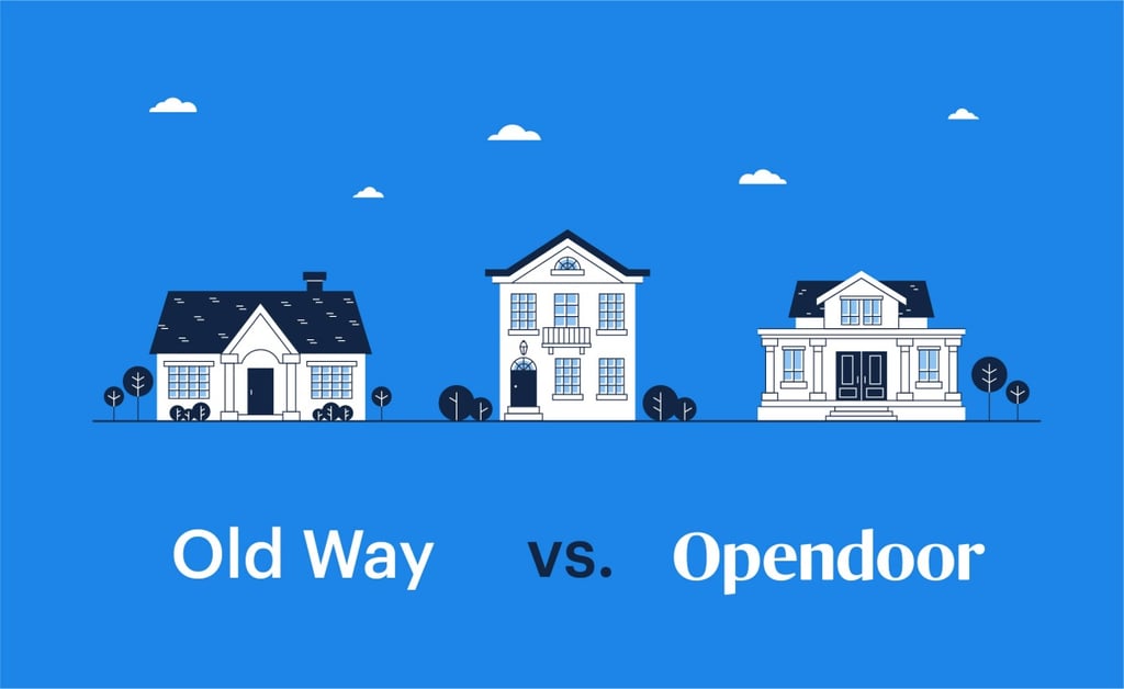 Selling your Raleigh home: Old way vs. Opendoor (Infographic)