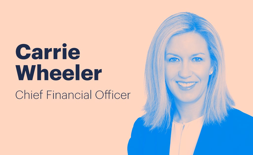 Welcoming Carrie Wheeler as CFO