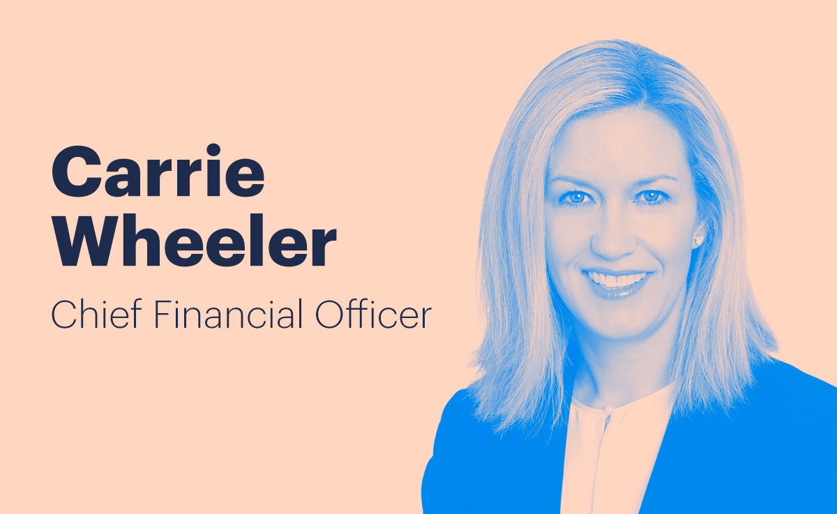 Welcoming Carrie Wheeler as CFO